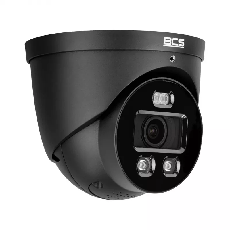 BCS 8MP Außen-Dome-IP-Kamera mit KI-Analytik, PoE, IK10