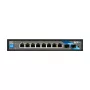 BCS BCS-B-SP08G-2SFP 8-Port Gigabit PoE+ Switch mit 2 SFP-Ports, 240W, Industrial, Unmanaged