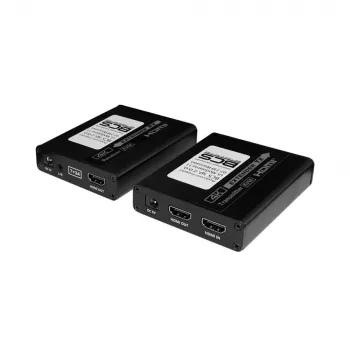 BCS BCS-UTP-KVM-1080P HDMI KVM Extender über Cat5e/Cat6, 60m, 1080p, Schwarz