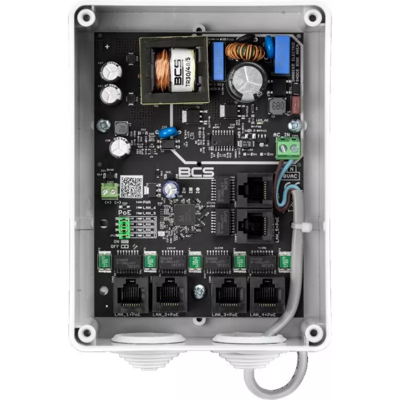 BCS IP5/E-S-II 5MP Außen-Netzwerk-Bullet-Kamera mit 30m IR, True WDR, PoE, IP67