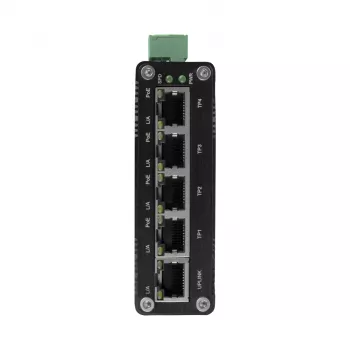 BCS ISP04G01G Industrial 4-Port PoE+ Switch mit 1 Gigabit Uplink