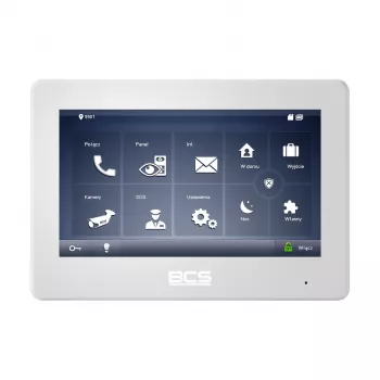 BCS-MON7600W-2 7 inch Touchscreen-Monitor mit Wi-Fi und PoE