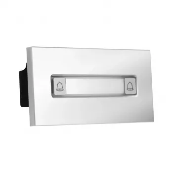 BCS Outdoor IP Video Intercom Panel mit 2 Ruftasten, 2MP Kamera, RFID-Leser, Schwarz