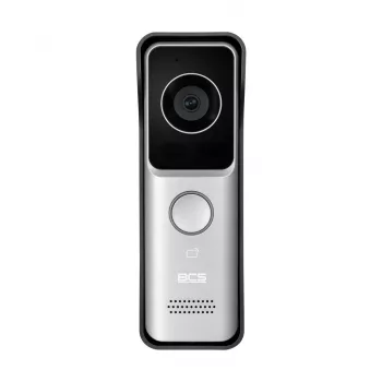 BCS-PAN1210S-S Outdoor IP Video Intercom Panel, 2MP, 1080p, IR, PoE, IP65, IK07, Schwarz