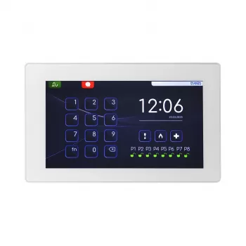 BCS PulsON Alarm Touch BUS 7 inch Touchscreen Keypad - Weiß