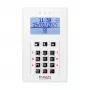 BCS PULSON LCD/C WH Wecker mit LCD-Anzeige, Weiß
