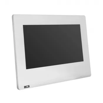 BCS Wideomonitor BCS-P-MON7100W 7 inch TFT LCD Capacitive Touchscreen IP Intercom Monitor White