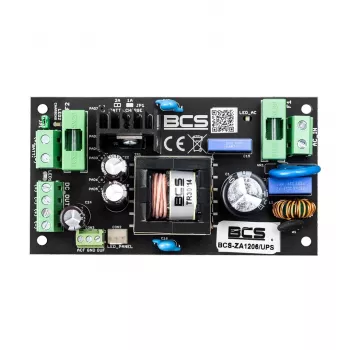 BCS-ZA1206/UPS 12V 6A 72W AC/DC-Netzteil mit Batteriepufferung (USV)