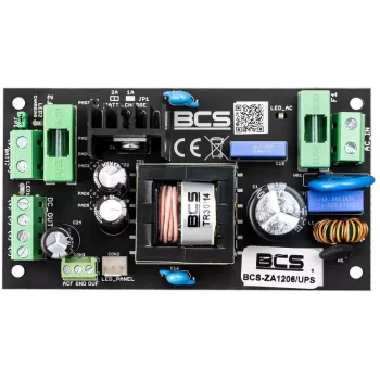 BCS-ZA1206/UPS 12V 6A 72W AC/DC-Netzteil mit Batteriepufferung (USV)