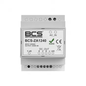 BCS-ZA1240 Netzteil 12V 4A 48W AC/DC-Adapter mit IEC C8-Eingang