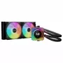 be quiet! Light Loop IO LCD 240mm All-in-One Flüssigkeitskühler, Schwarz