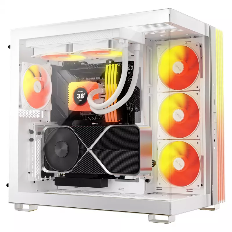 be quiet! Light Loop IO LCD 240mm White All-in-One Flüssigkeits-CPU-Kühler