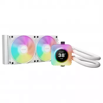 be quiet! Light Loop IO LCD 240mm White All-in-One Flüssigkeits-CPU-Kühler
