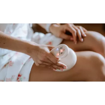 Beautifly B-Modello BODY Warming Electric Massage Bubble Fußmassagegerät mit Infrarot-Lichttherapie, 500 W, Weiß/Grau