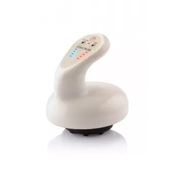 Beautifly B-Modello BODY Warming Electric Massage Bubble Fußmassagegerät mit Infrarot-Lichttherapie, 500 W, Weiß/Grau