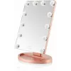 Beautifly GlamourVue LED Makeup Mirror mit 3 Lichtmodi, stufenlosem Dimmen, 1x/5x Vergrößerung, Touchpanel, wiederaufladbar 2000mAh, USB-C, Weiß