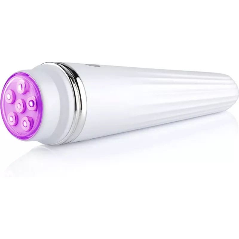 Beautifly Glossy Acne Young Sonic Facial Cleansing Brush mit Blaulichttherapie und Heizfunktion, Roségold/Rosa