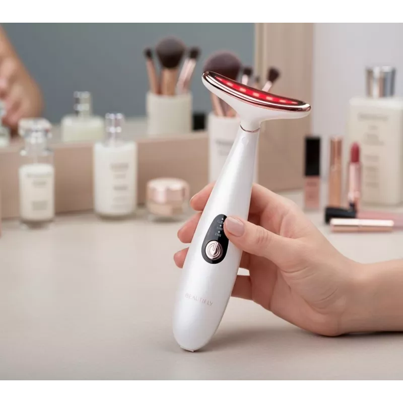 Beautifly LumaLift Pro LED-Lichttherapie-Gesichts- und Nackenmassagegerät