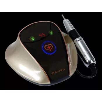 Beautifly Sculpto Nails Nagelbohrer 35.000 U/min LED Geschwindigkeitsanzeige 6 Bits 6 Schleifbänder