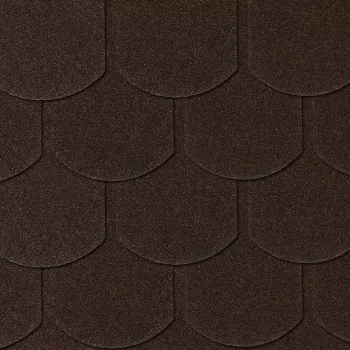 BEAVER Dachschindel Braun 1 Packung = 3,85 m² (24 Schindeln, je 0,16 m²) – Bitumen-Biberschwanzschindel, glasfaserverstärkt, Keramikgranulat, UV- und witterungsbeständig