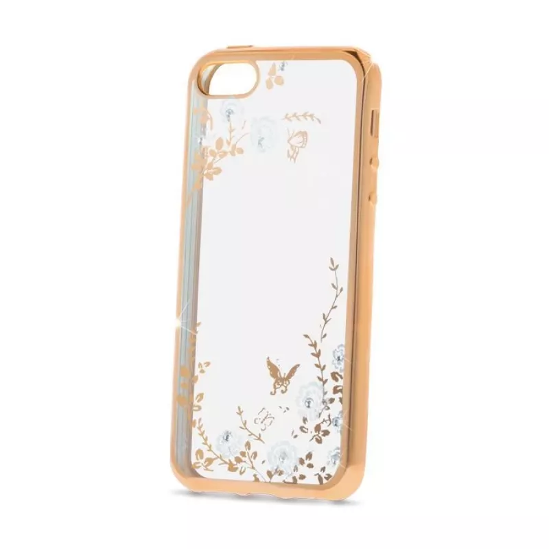 Beeyo LG X Power Secret Garden TPU Rückseitenabdeckung Gold