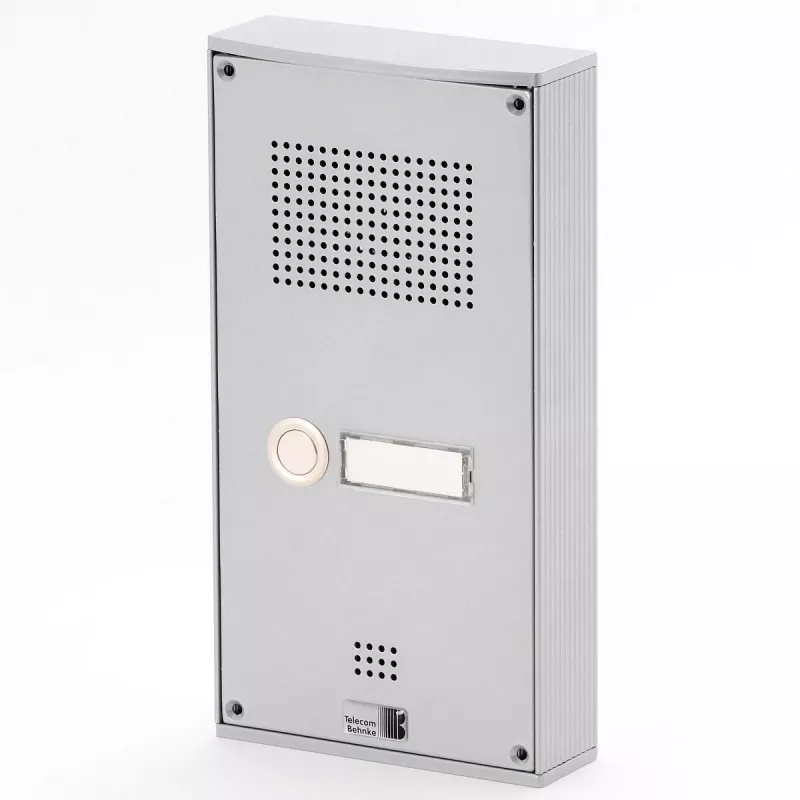 Behnke Serie 5 Aufputz-Türsprechanlagen-Set 1 Taste Silber (5-0055)