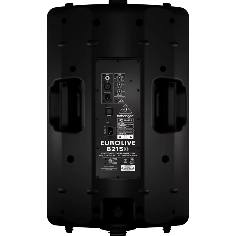 Behringer B215D Aktiver 550W 15 Zoll 2-Wege PA-Lautsprecher mit Bluetooth und DSP