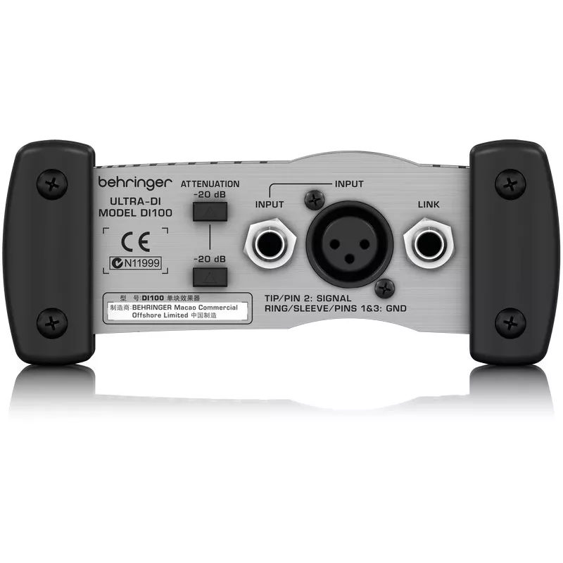Behringer DI100 Ultra-DI Aktive Direct Injection Box