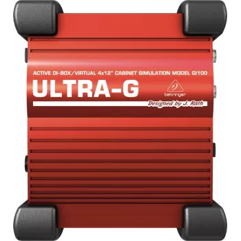Behringer GI100 Aktive 1-Kanal DI-Box mit Lautsprechersimulation