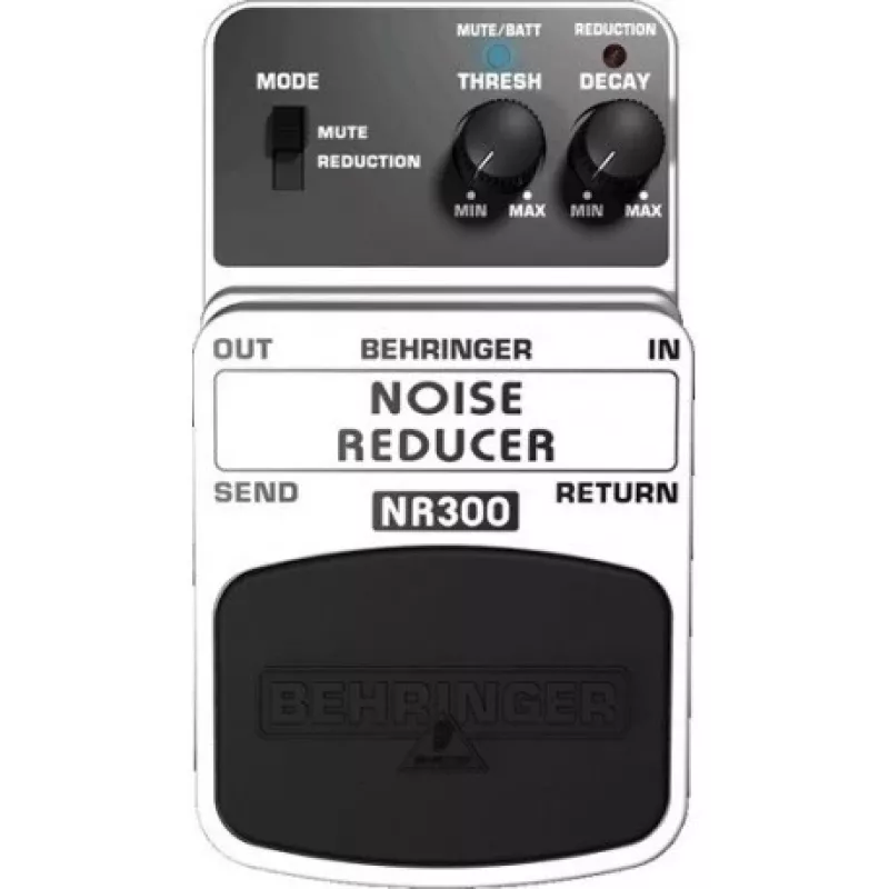 Behringer NR300 Noise Gate Effektpedal mit Send/Return-Loop für Gitarre, Bass, Keyboards und Gesang