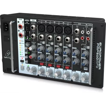 Behringer PMP500MP3 500W 8-Kanal Powered Mixer mit MP3-Player und KLARK TEKNIK FX