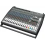 Behringer PMP6000 20-Kanal Powered Mixer mit Dual-FX und 1200W Brückenausgang, Schwarz