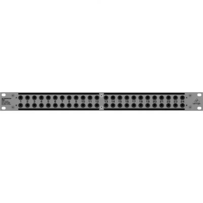 Behringer PX3000 48-Punkt 1/4 Zoll TRS Patch Panel, 1U Rackmount, 3-Mode Switching