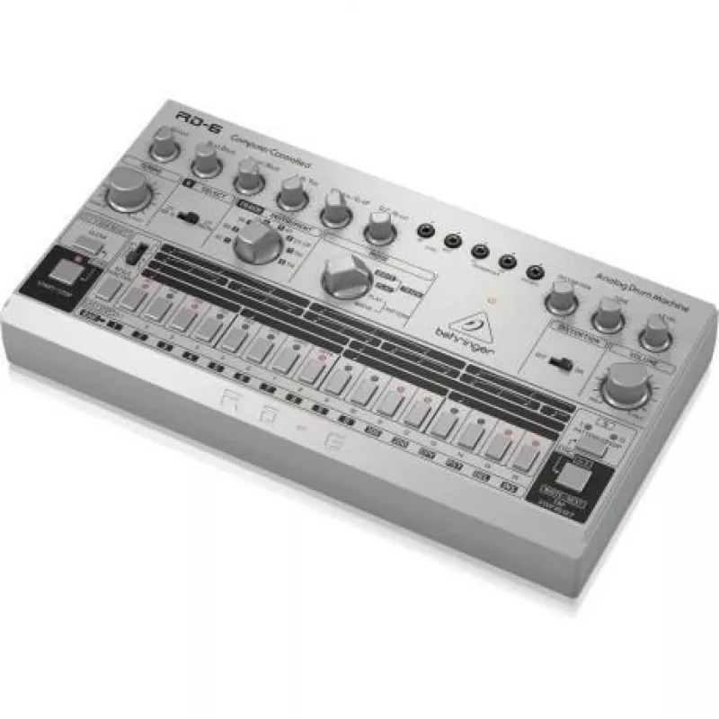 Behringer RD-6-SR Analog-Drummachine - Silber