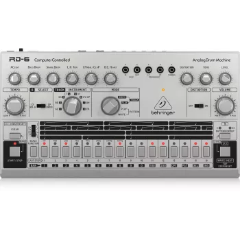 Behringer RD-6-SR Analog-Drummachine - Silber