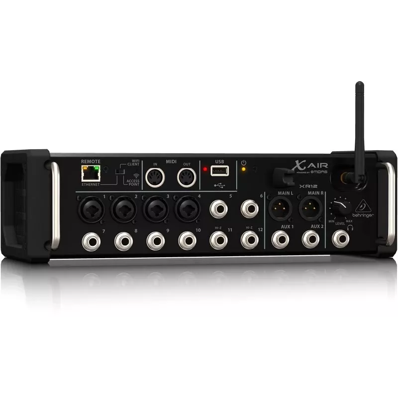 Behringer XR12 Audio Mixer 12 Kanäle Schwarz