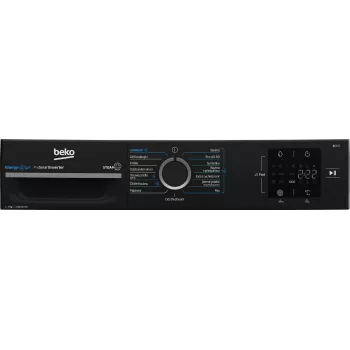 Beko BM3WFU3721WBW 7 kg 1200 U/min Frontlader-Waschmaschine mit SteamCure und Bluetooth