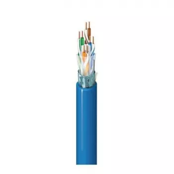 Belden 10GB Category 6A Kabel, 4 (Cat6A F/UTP, 23 AWG, 305m Rolle, Blau)