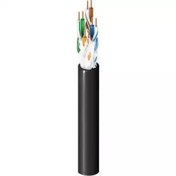 Belden Category 5e OSP Kabel, 4 Paare, 24 AWG, 1000 ft (305 m), Schwarz