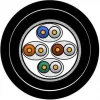 Belden CATSNAKE Cat6A Kabel, 4-Kanal, S/FTP, 100m, Schwarz
