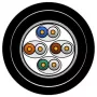 Belden CATSNAKE Cat6A Kabel, 4-Kanal, S/FTP, 100m, Schwarz