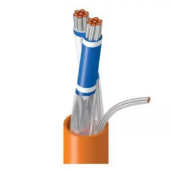 Belden OSDP RS485 Datenkabel, 1 Paar, 24 AWG Litze, verzinntes Kupfer, Gesamtabschirmung Beldfoil, PVC-Mantel, grau