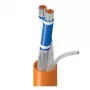 Belden OSDP RS485 Datenkabel, 1 Paar, 24 AWG Litze, verzinntes Kupfer, Gesamtabschirmung Beldfoil, PVC-Mantel, grau