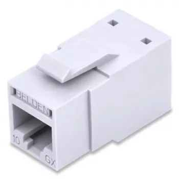 Belden REVConnect 10GX Cat6A UTP Modular Keystone Jack, Schwarz