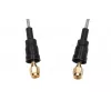 Belden RP-SMA/RP-SMA 50cm RF100LL Koaxial-Pigtail-Kabel, 50 Ohm, Schwarz