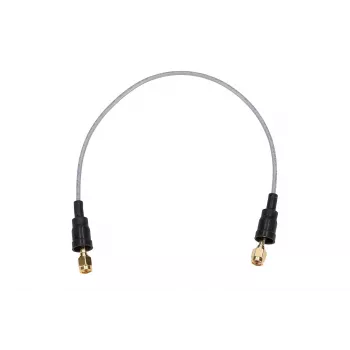 Belden RP-SMA/RP-SMA 50cm RF100LL Koaxial-Pigtail-Kabel, 50 Ohm, Schwarz