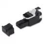 Belden RVAFPUBK-B24 REVConnect 10GX UTP Field Terminable RJ45 Stecker, Kategorie 6A, Schwarz