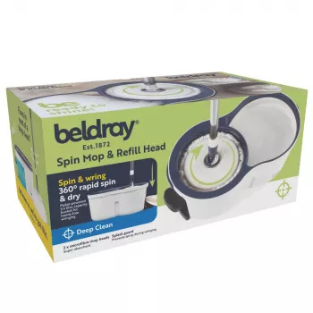 Beldray LA00000005EU7 Spin Mop & Ersatzkopf - Grau/Blau