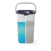 Beldray LA00000008EU7 Flachwischmopp- und Eimerset - Grau/Blau, 5L Selbstauswringsystem, Teleskopstiel, Mikrofaser