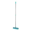 Beldray LA00000011UFEU7 Anti-Bac Dual Action Rubber Head Broom mit Teleskopstiel, Grau/Schwarz